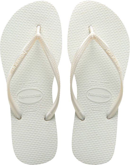 Havaianas Slim white maat 37/38 dames wit