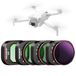 Neewer Variabele ND-filterset compatibel met DJI Mini 4 Pro, 4-pack ND2-ND32 (1-5 stops)/ND64-ND512 (6-9 stops) Limited VND/CPL/UV-filter, multi-gecoat HD optisch glas/aluminium frame
