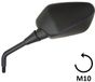 Bcr Honda Integra 700/750/1000 Cc Linker Buitenspiegel Zilver