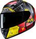 HJC Y10 Mika Jeugd Helm - Integraalhelm - Rood/zwart/geel - Maat S