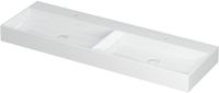 Wastafel INK United Dubbele Wastafel 140 cm Keramiek Glans Wit
