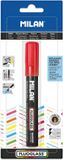 Milan Markeerstift Fluoglass Wisbare inkt Rood PVC