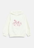 s.Oliver Hoodie met borduursel crème