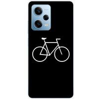 1001 coques Xiaomi Bedrukt siliconen hoesje compatibel met Xiaomi Redmi Note 12 Pro 5G, Xiaomi Poco X5 Pro Bike hipster