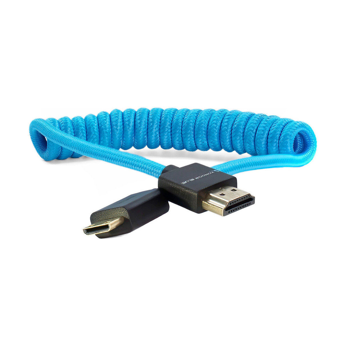 Kondor Blue Kondor Blauw Coiled Mini HDMI to Full HDMI (12-24"") Blauw