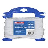ROSENBERG multifunctioneel touw 6 mm x 20 m wit