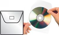 Djois HAN GmbH & Co. KG 100 CD - DvD -Rom Enveloppen Transparant Polypropyleen