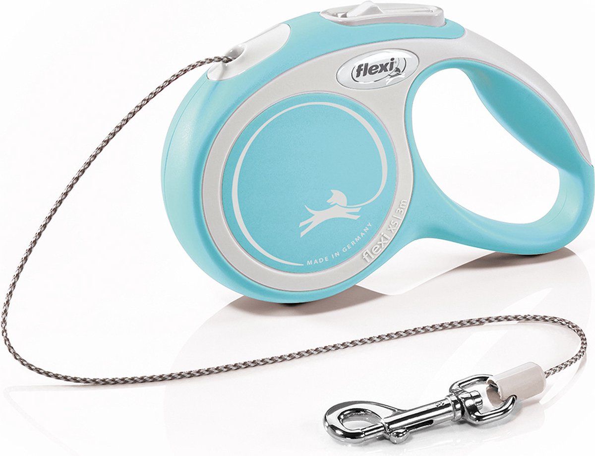 Flexi Rollijn New Comfort Cord Lichtblauw XS 3 meter