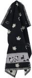 Bunzlau Castle Keukendoek Forest Animals Black GOTS