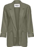 Only Blazer Onlsiesta 3/4 Open Lin Bl Blaze Tlr 15322274 Deep Lichen Green Dames Maat - W34