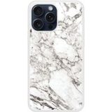 iPhone 15 Pro Max Marbre Blanc Bedrukt siliconen hoesje