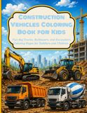 Construction Vehicles Coloring Book for Kids