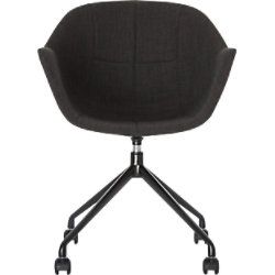 Paper Flow Bezoekersstoel met armleuning GANT Zwart, antraciet 2 stuks