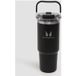 Myprotein Gerecyclede Metalen Top Handle Rietjesfles 900ml - Zwart