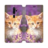 Beschermhoes Oppo Beschermhoes van leer voor Oppo A9 (2020), violet