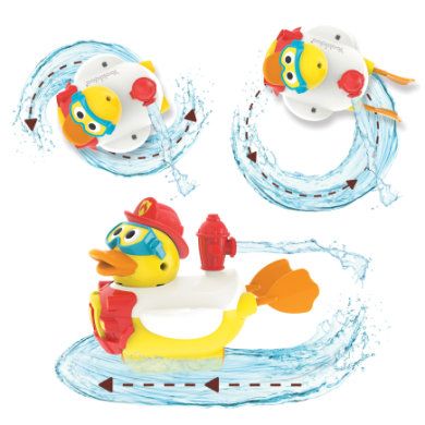 Yookidoo Waterspeelgoed Jet Duck Brandweerman - Kleurrijk