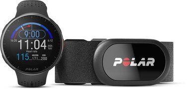 Polar Pacer Pro met H10 Hartslagmeter - Hardloophorloge met GPS - Ultralicht knoppen met extra grip - Nieuwe tools voor training en herstel - Hartslagmeter - Verbeterd schermcontrast, Muziekbediening