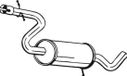 BOSAL silencieux intermédiaire 233-181
