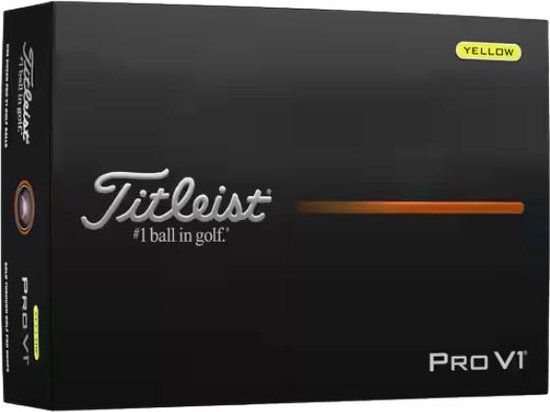 Titleist ProV1 Golfballen Geel 2025