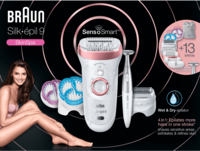 Braun Silk-épil 9 9/980 SkinSpa SensoSmart Epilator Roze Goud Met 13 Extra’s