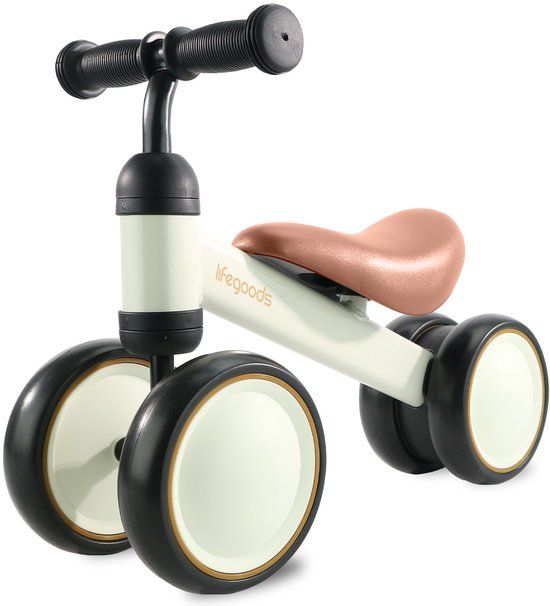 LifeGoods Loopfiets - Crème