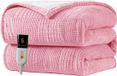 Markenlos SnelShoppen Elektrische Dekens 130x180 cm Roze