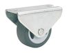 Dörner + Helmer Parketbokrol, 30 mm x 14 mm, 35 kg draagkracht, 46 mm x 20 mm plaat, klein, TPE-wiel, richtingsvast