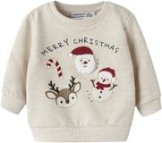 NAME IT NBNRULAR LS SWEAT BRU Baby Vesten Maat 86