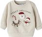 NAME IT NBNRULAR LS SWEAT BRU Baby Vesten Maat 86