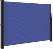 vidaXL Windscherm uittrekbaar 140x300 cm blauw
