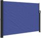 vidaXL Windscherm uittrekbaar 140x300 cm blauw