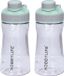 B-Home 2x Waterfles / drinkfles / sportfles Aquamania - mintgroen - 530 ml - kunststof