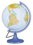 DONAU Politieke wereldbol, diameter 25 cm, kaart in het Duits, lichtbol, interactieve multiglobe-app, leerhulp, kantoordecoratie, geografie onderwijs voor kinderen