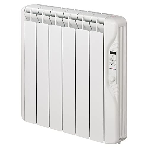 ELNUR GABARRON - RF6E Plus radiator, programmeerbaar, elektrisch, 750 W, 6 elementen met drie temperatuurniveaus