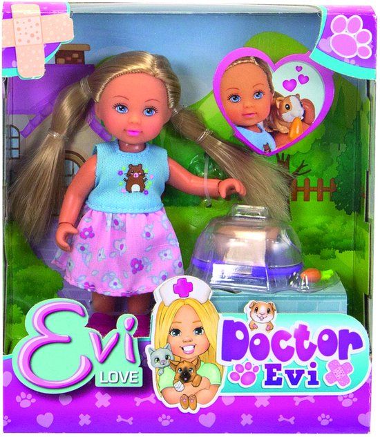 Evi Simba Doctor Evi met hamster