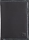 DuDu Tiberio Portemonnee RFID-bescherming Leder 9.5 cm - Unisex - Staand formaat - zwart