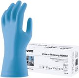 Uvex Chemisch bestendige handschoen N2000 S Blauw Nitrile Wegwerp