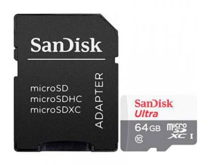 SanDisk 64GB Ultra microSDXC Class 10 - 100MB/s