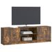 vidaXL TV-kast Gerookt eiken 150 x 31 x 47 cm Bewerkt hout