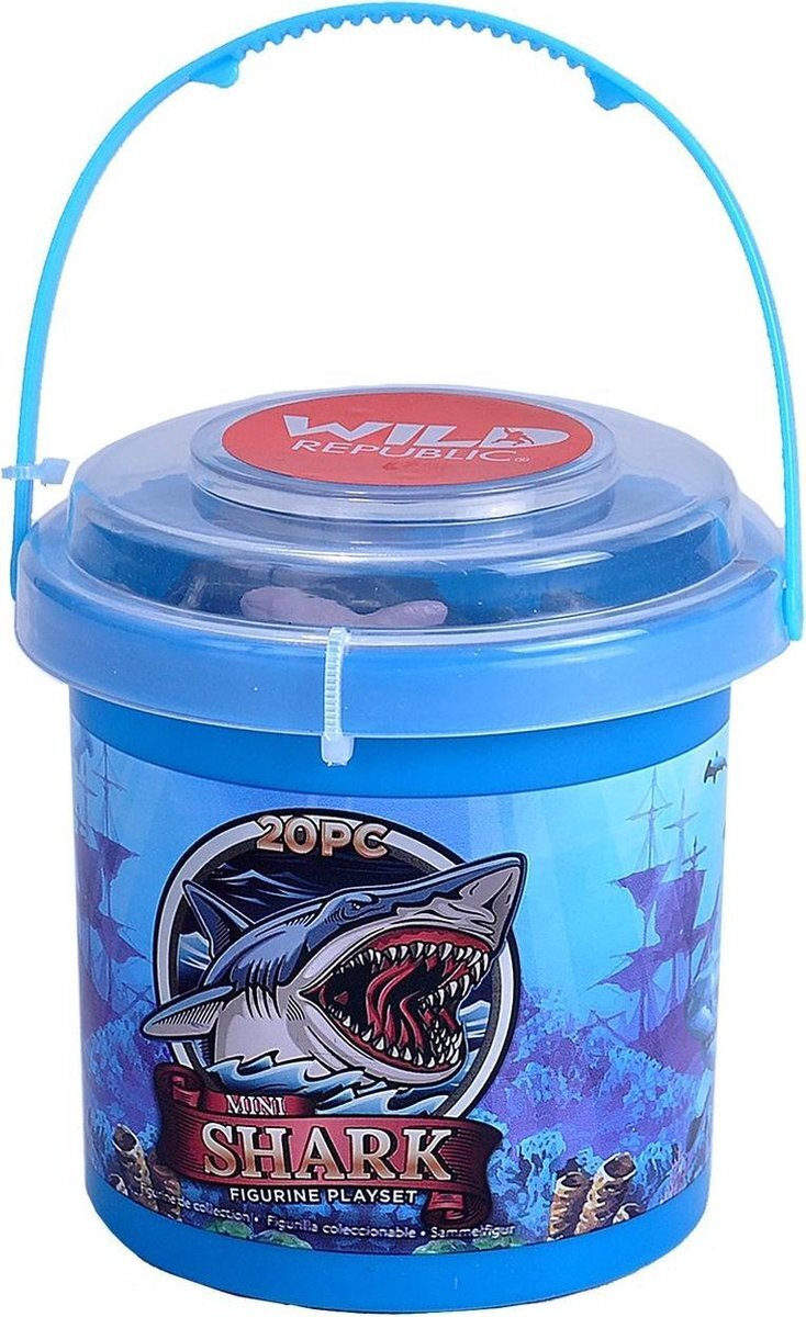 Wild Republic Mini-speelset Shark Junior 20-delig