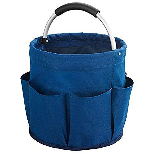 WENKO 87850500 Universele reinigingscaddy - opbergdoos voor poederaccessoires, polyester, 28 x 26,5 x 28 cm, blauw