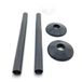Azomor® Noir cache-tubes de chauffage central faciles à installer