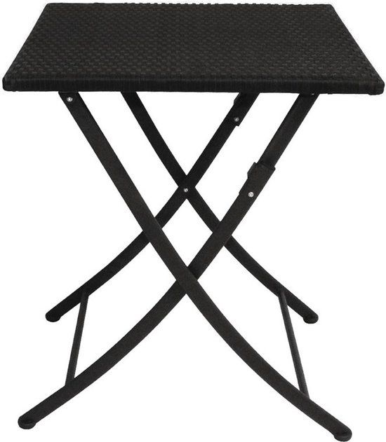 Bolero Bistro Tafel Vierkant | Zwart | 60x60 cm