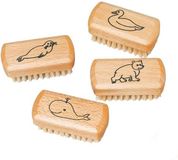Redecker Nagelborstel Kinder Hout Met Dieren Print