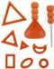 Merkloos / Sans marque Espa Nv 5x Pompoen uitsnijden set - Halloween pompoenen DIY gereedschap - Pompoenen snijden