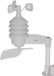 Emos E06016 Draadloze sensor/windsensor/anemometer/windsensor/draadloze windsensor voor professioneel weerstation E6016, wit