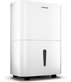 Klarstein DryFy 20L luchtontvochtiger - 400 W, 20 l/dag, reservoir van 5 l, stil met 46 dB, automatische ontvochtiging, modus voor het drogen van was, timer, voor thuis, slaapkamer, badkamer, kantoor, elektrische luchtontvochtiger, wit