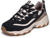 Skechers 150877 BLK D'LITES-WILD CHARM Dames Veterschoenen - Zwart / Multi