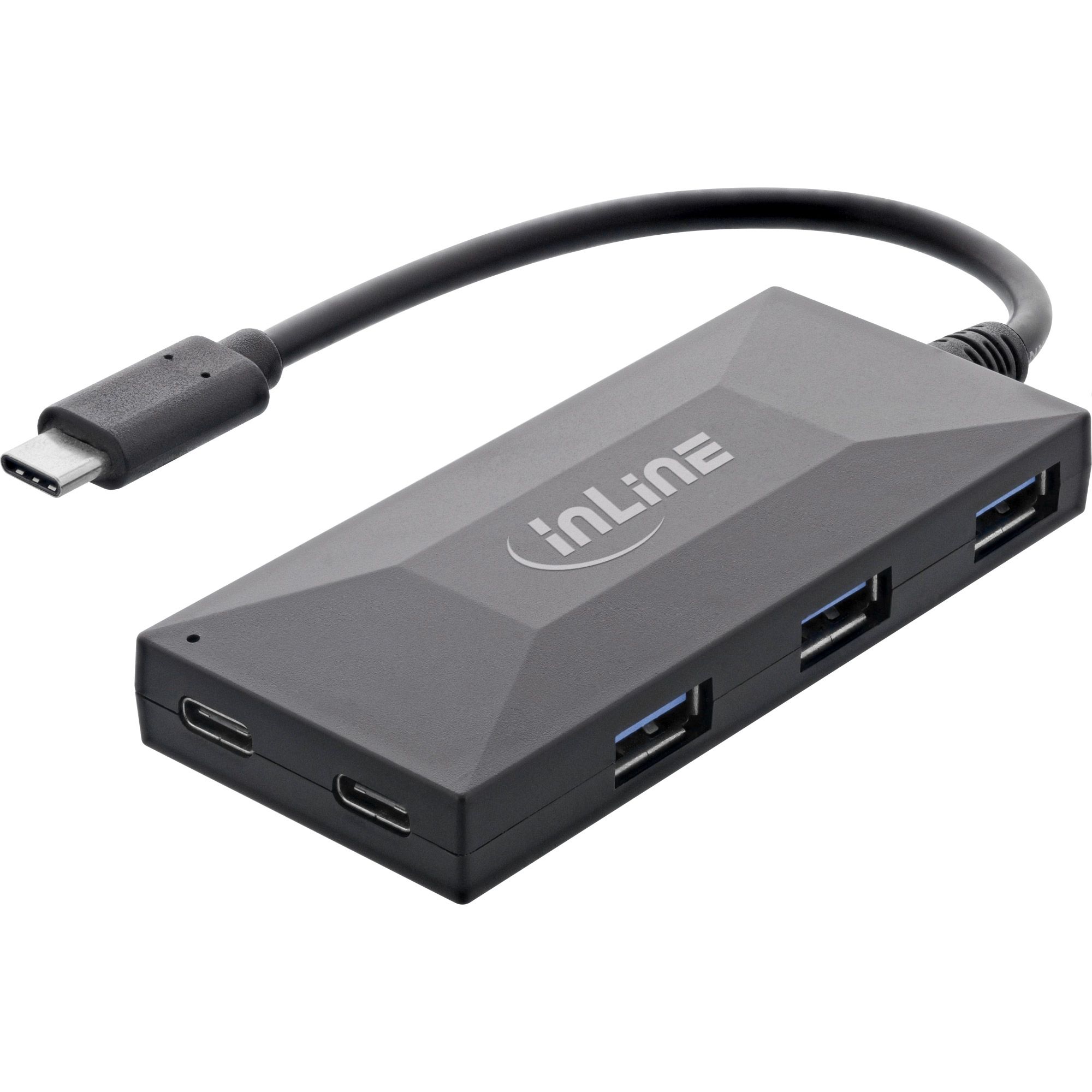 Inline 35398 - USB-C Hub - 5 poorten - Zwart