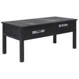 VidaXL Salontafel 100x50x45 cm hout zwart